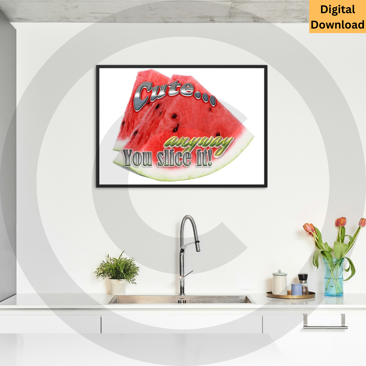 Fruit pun digital wall art set of 4 featuring strawberry, kiwi, peas, and watermelon designs

Printable kitchen and nursery decor with cute fruit-themed puns

Inspirational digital wall art set with motivational quotes

Printable typography posters for motivation and inspiration

Fruit Digital Wall Art Set of 4 www.justsaynpromos.com