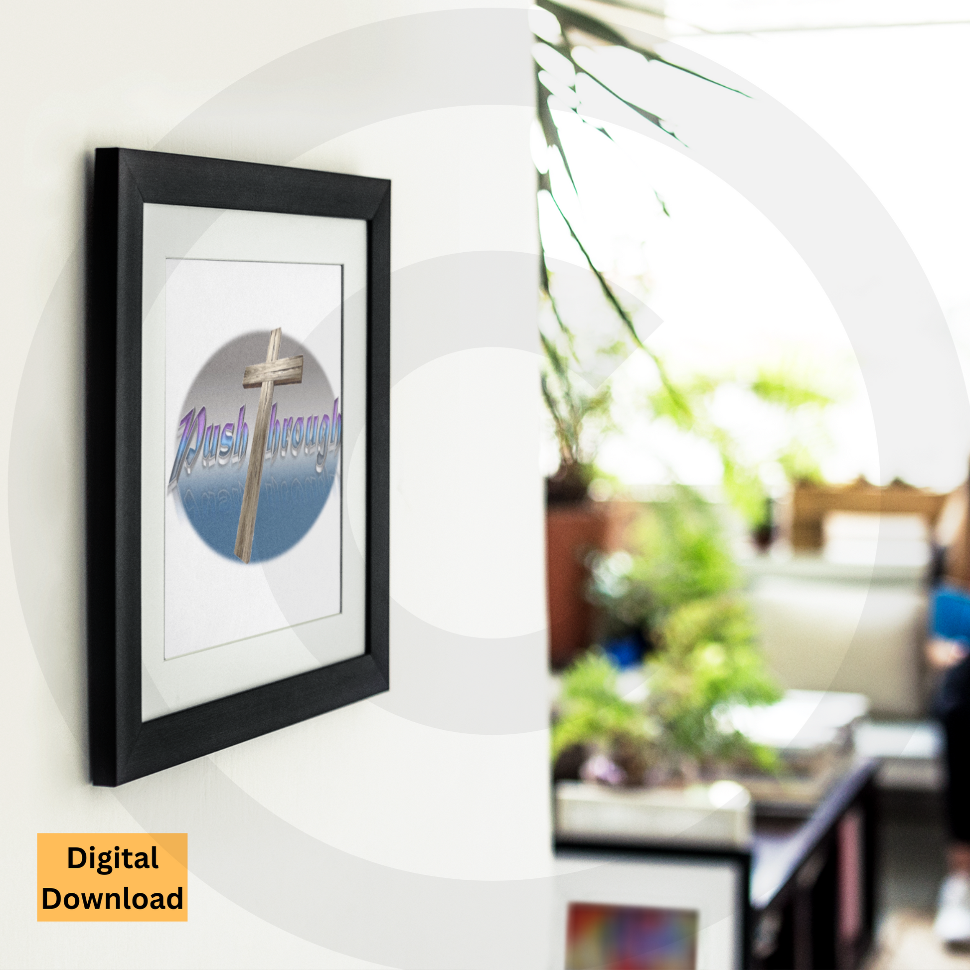 Push Through Christian motivational digital wall art with cross

Faith-based inspirational printable decor instant download

Push Through digital wall art featuring religious cross and motivational message

Inspirational Christian printable decor with cross design
www.justsaynpromos.com