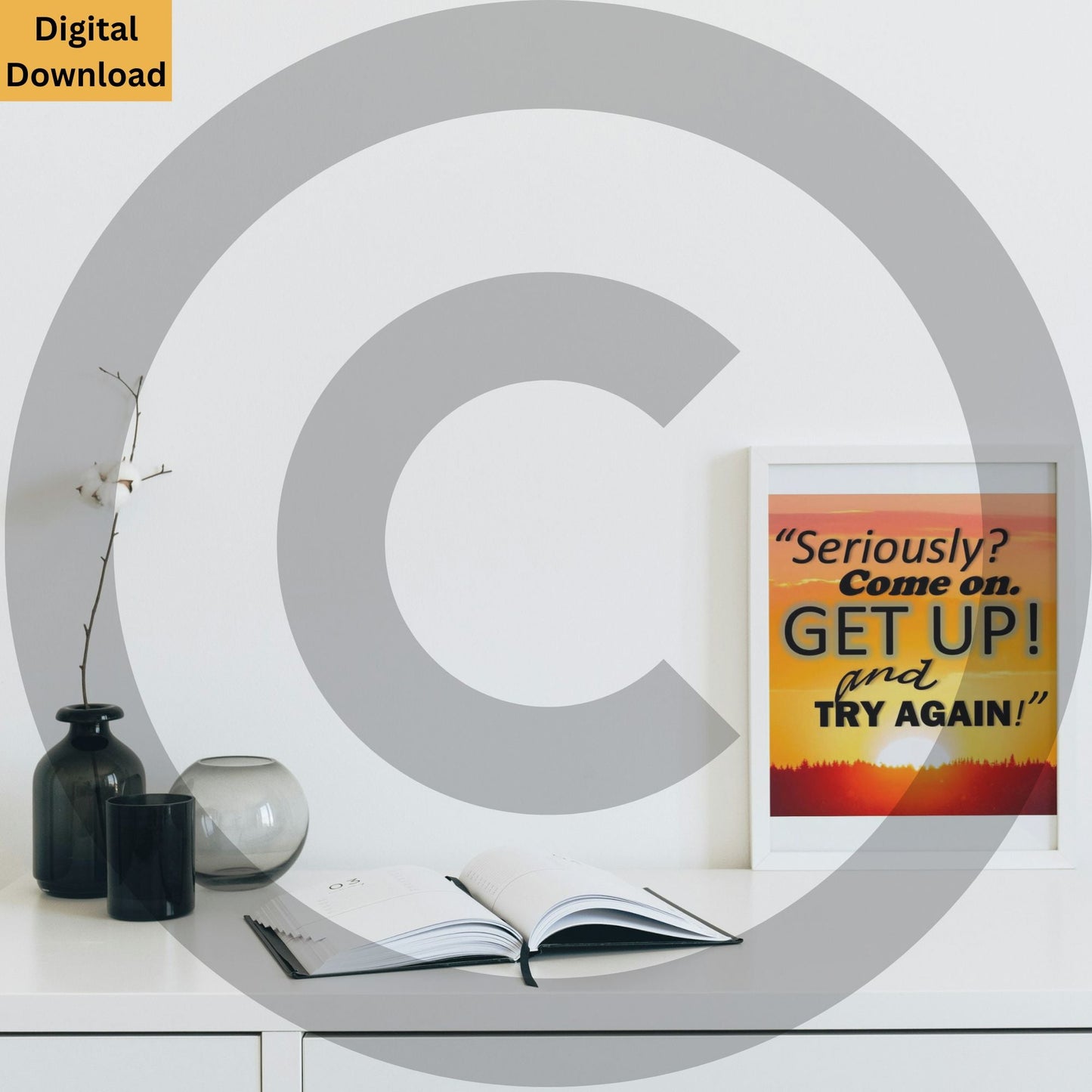 Inspirational Digital Wall Art Set of 4 www.justsaynpromos.com