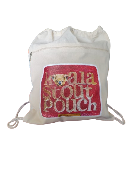 Red koala glitter drawstring bag in natural cotton

Koala Stout Pouch natural cotton storage drawstring pouch with zipper

Koala Stout Pouch Red Image Drawstring Bag Natural www.justsaynpromos.com