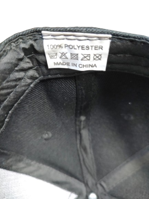 Rise Above It! Wings Black Frame 6 Panel Flat Bill Hat Black www.justsaynpromos.com