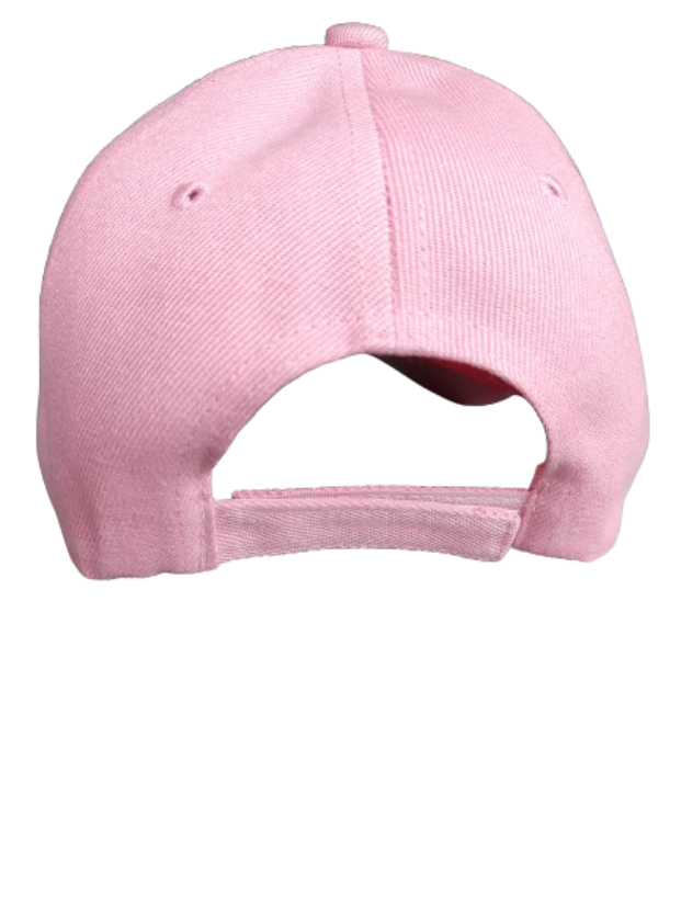 Fabulously Boss'n Diamond Black Frame 6 Panel Baseball Hat Pink www.justsaynpromos.com