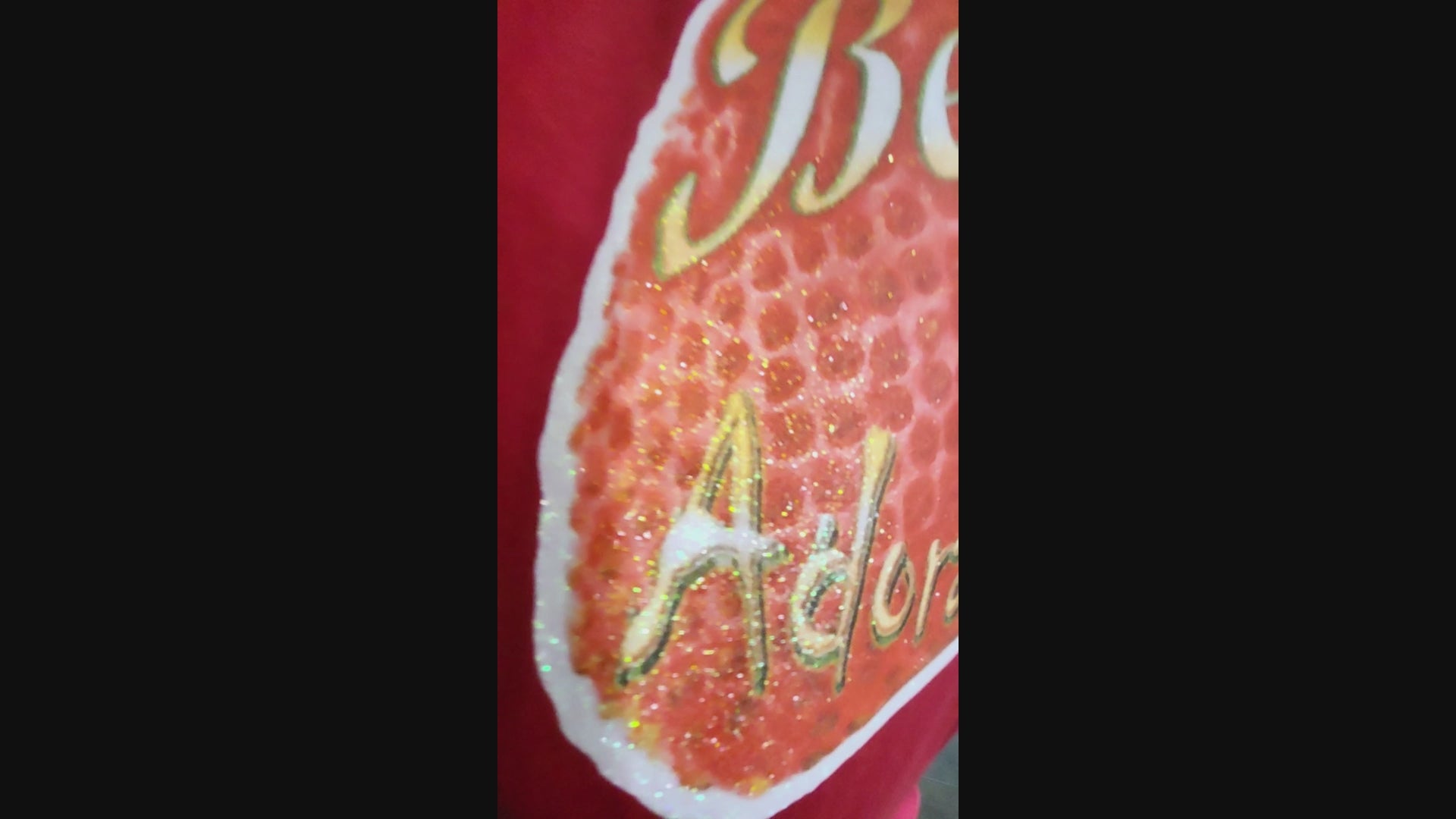 Berry Adorable! Glitter Tee with Strawberry Graphic – Retro Feel-Good Unisex T-Shirt in White or Red, Sizes M–4XL, Hand Pressed by Just Say’n Promos – Cute Fruit-Inspired Sparkly Apparel. Video
www.justsaynpromos.com