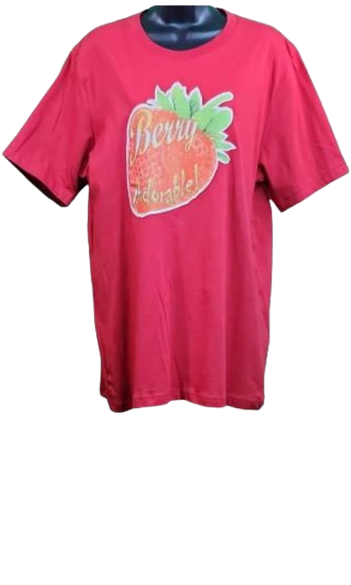 Berry Adorable! Glitter Tee with Strawberry Graphic – Retro Feel-Good Unisex T-Shirt in White or Red, Sizes M–4XL, Hand Pressed by Just Say’n Promos – Cute Fruit-Inspired Sparkly Apparel
www.justsaynpromos.com