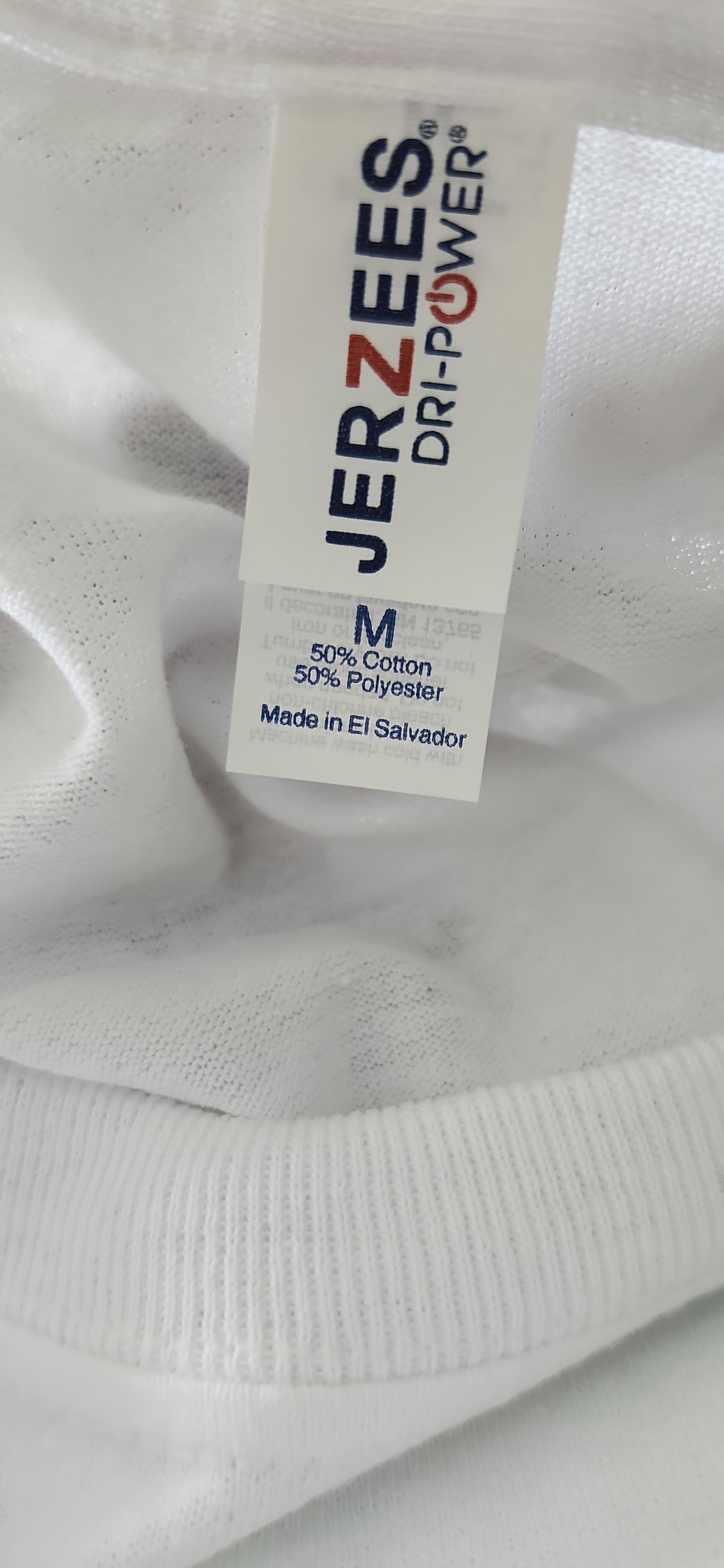 Push Through ✝️ Adult Unisex Graphic Tee - Medium - White www.justsaynpromos.com