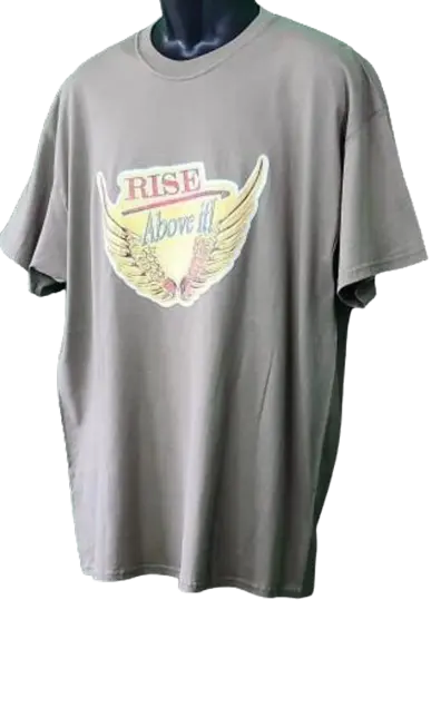 Rise Above It! 🦅 Adult Unisex Graphic Tee - XL - Brown www.justsaynpromos.com