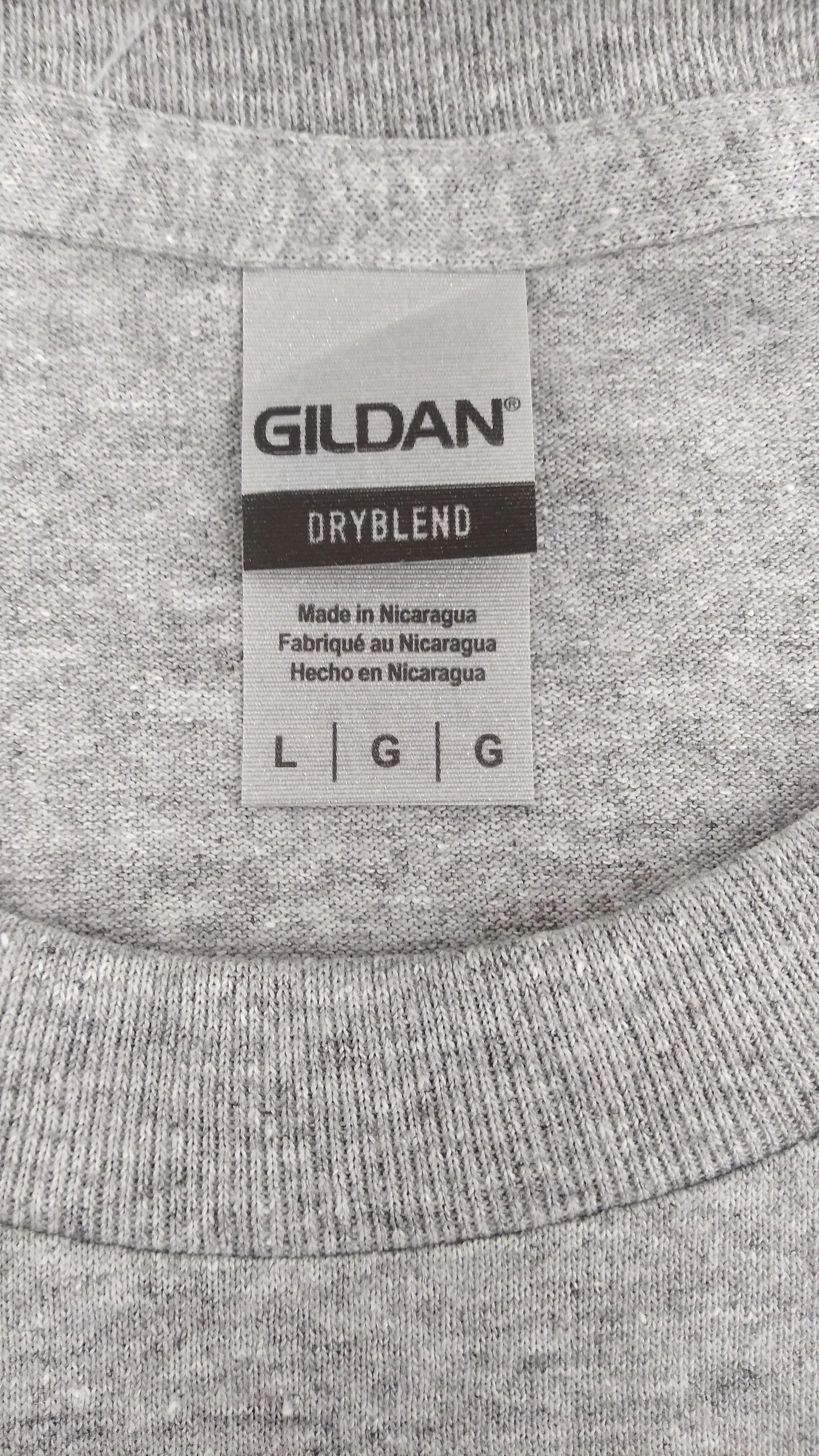 Aint 'no' Quitting 🔥Adult Unisex Graphic Tee - Large - Grey www.justsaynpromos.com