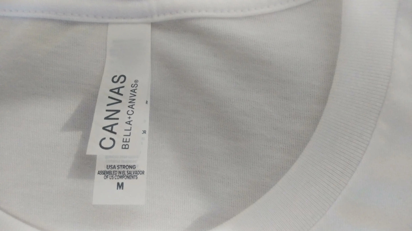 Just Peachy! 🍑 Adult Unisex Graphic Tee - Medium - White www.justsaynpromos.com